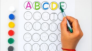 A to Z Letter Tracing for Kids | Alphabet Writing Practice | ABCD Learning Video
