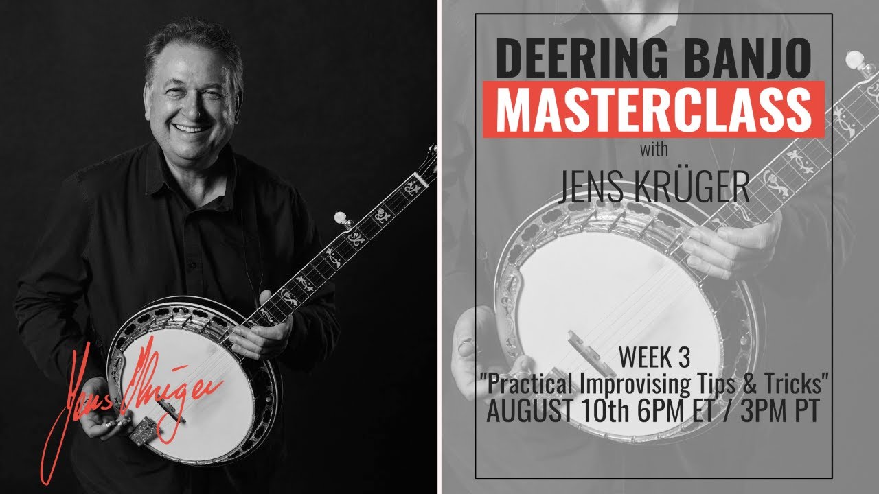 5 String Banjo Improvising Tips & Tricks | Deering Banjo Masterclass with Jens Kruger