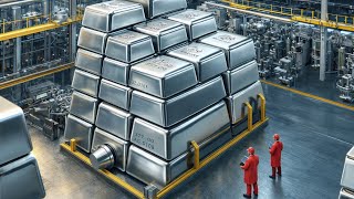 Inside the BIGGEST Silver Factory | How Silver Ore Becomes 99.99% Pure Silver (Full Process) How Silver Is Made From Ore Inside Massive Factory The Silver Industry Is Booming Again
