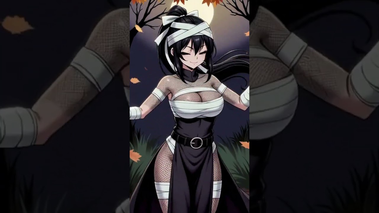 “Halloween Anime Girl 2025 🎃✨  Mummy Dance Magic – The Ultimate Spooky Aesthetic!” 2