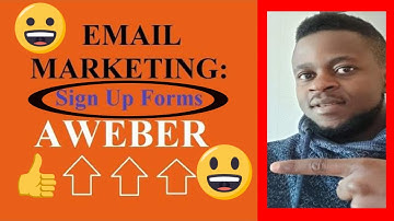 Email Marketing Sign Up forms Aweber. Aweber Tutorial
