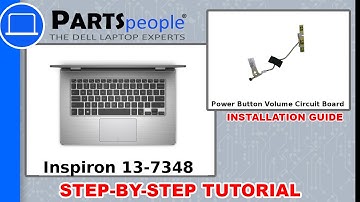 Dell Inspiron 13-7348 (P57G001) Power Button Volume Circuit Board How-To Video Tutorial