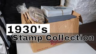 1930's Stamp Collection FOUND In Storage Unit