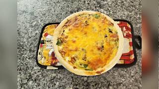 Healthy phit4life meals (turkey bacon vegetable quiche)