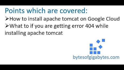 How to install apache tomcat on Google Cloud