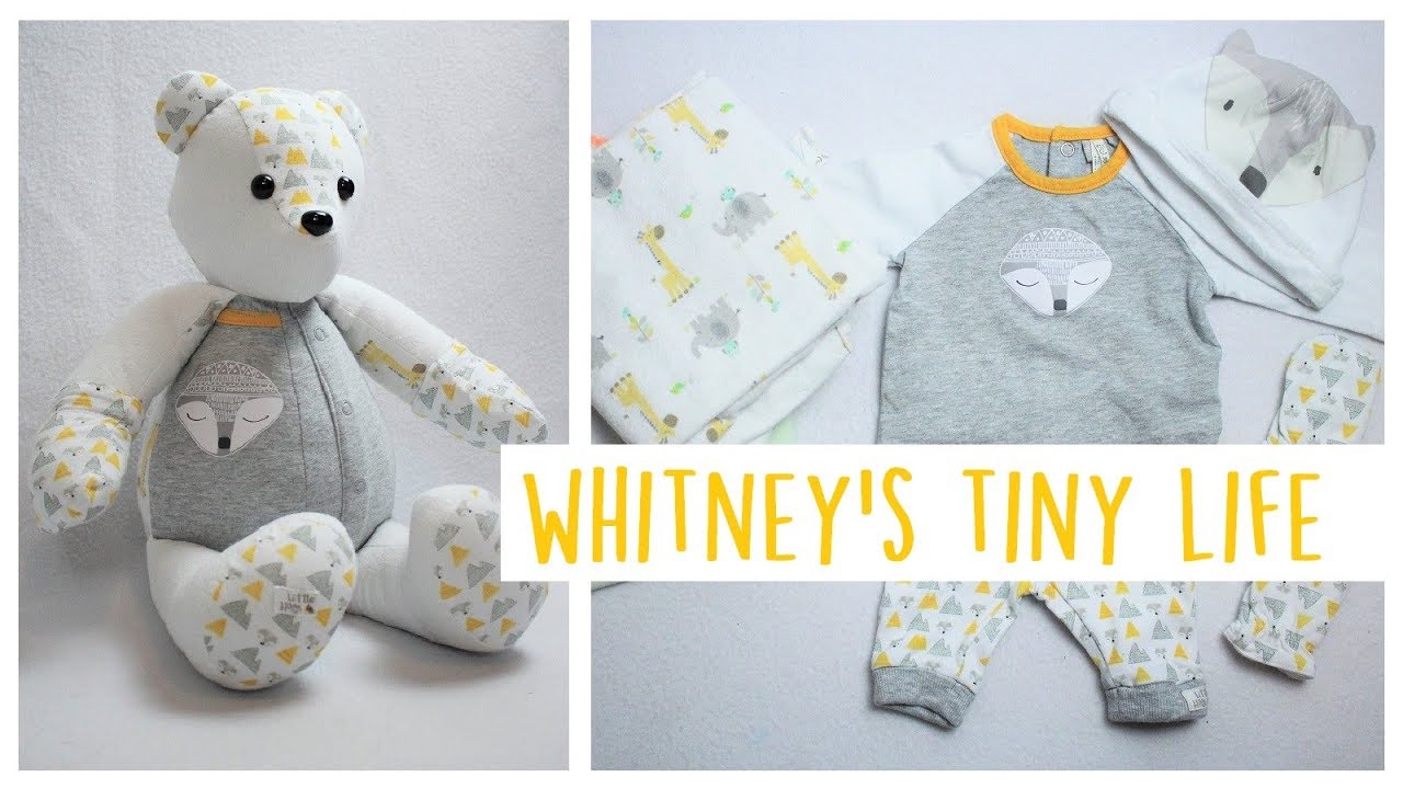 whitney sews memory bear