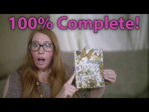 100% Completed Coloring Book Flip Through : Inklings