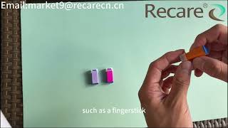 Recare safety lancets pressure activated safety lancet pressure activated lancets safety blood