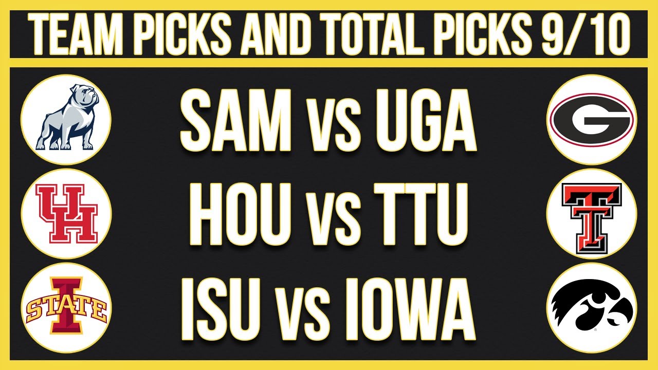 FREE College Football Picks and Predictions Today 9/10/22 NCAAF Picks