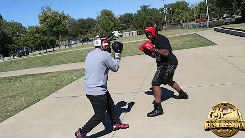 Vinsont Bursey Vs Ray Gotti Sparring @ Danieldale ...