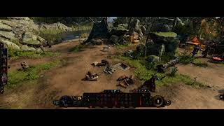 Playing fetch with Scratch in Baldur's Gate 3.