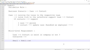 Salesforce Validation Rules 18 | Raise Case to Team | Raise Ticket to Support Team | Contact |