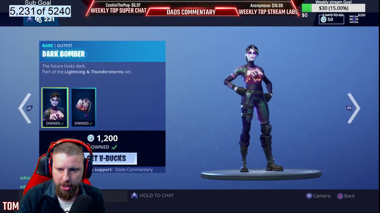 NEW FORTNITE  DARK BOMBER IN THE ITEM SHOP/GET IT BEFORE ITS GONE/FORTNITE BATTLE ROYAL SEASON 9