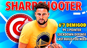 BEST SHARPSHOOTER BUILD IN NBA 2K21! POINT GUARD STRETCH BUILD! BEST SHOOTER BUILD IN NBA 2K21!