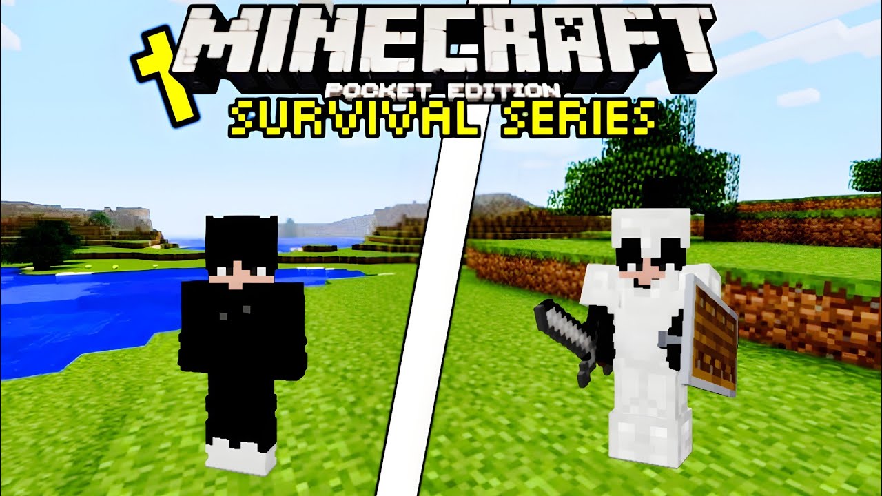 Minecraft pe ( SURVIVAL SERIES ) Episode 1 - YouTube