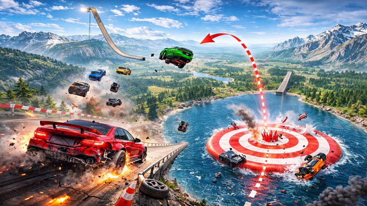 CAN ANY CAR HIT THE TARGET?! 🎯 | BeamNG.drive