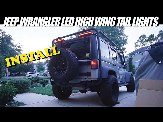 Suparee Jeep Wrangler JK Tail Lights Assembly LED With Lens