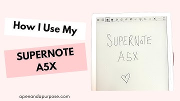 How I Use Supernote to Organize My Life