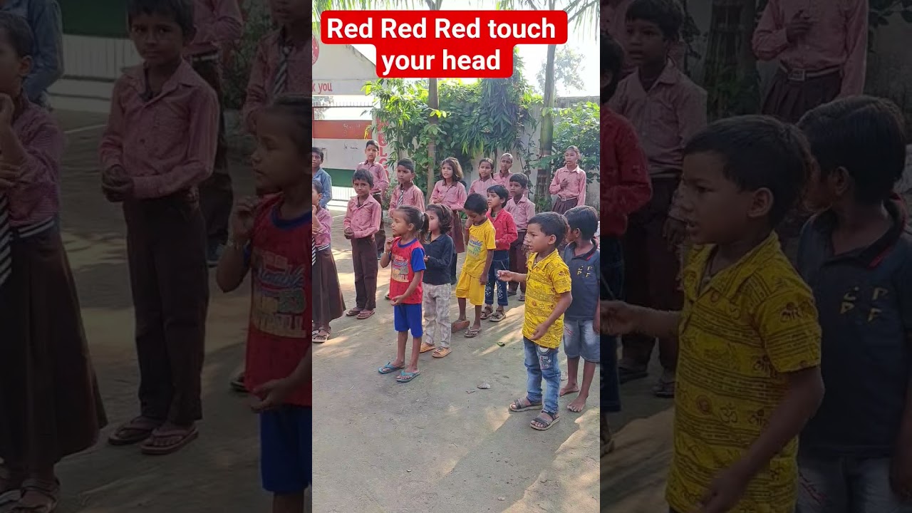 Red Red Red touch your head 