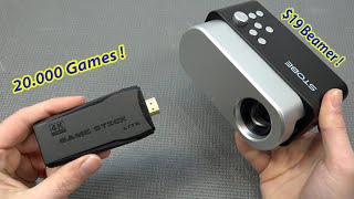 4K Game Stick 19- Beamer 100Nch Retro Emulation Solution 