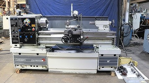 15”/23" X 50” CLAUSING-COLCHESTER GAP BED ENGINE LATHE