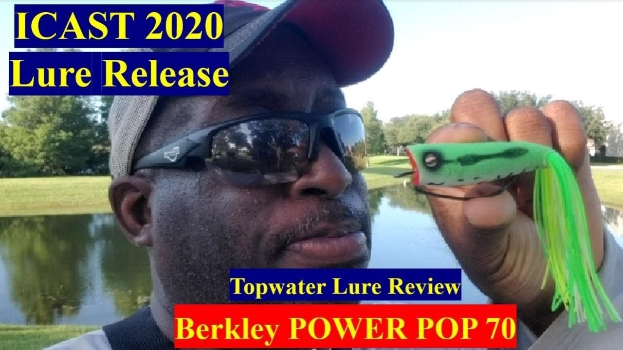 Bass Fishing Berkley Power Pop 70 Frog Lure Review Youtube