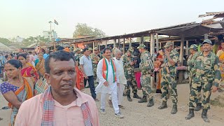 West Bengal BJP, uttar malda candidate khagen murmu campaign raily