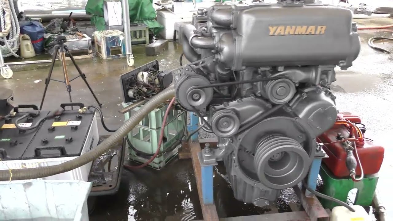 No.6334 ヤンマー 4CHK 85PS(2.96) Yanmar - YouTube