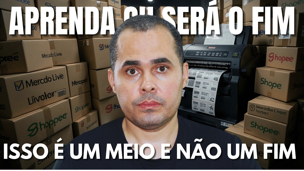 Shopee e Mercado Livre deve ser um MEIO e não um FIM! Se entender isso você tá feito(CONTAS BANIDAS)