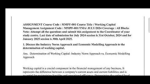 MMPF 1 SOLVED ASSIGNMENT 2024-25 / IGNOU MMPF 1 SOLVED ASSIGNMENT JULY 2024 / PDF WATSAPP 8228091239