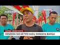 Sambut HUT ke-81 RI, Warga Bekasi Bentangkan Bendera Merah Putih Sepanjang 500 Meter | JMP