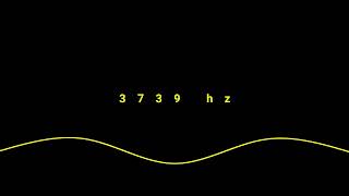 3739 hz tone frecuency