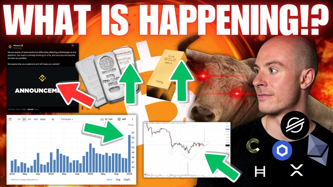 More Files Revealed! Binance Issues! Bitcoin Bottom In? US ISM PMIs Rip Will Markets Follow? XAU XAG