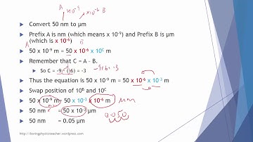 How to convert prefixes using mathematics?