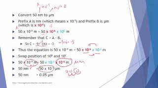 How to convert prefixes using mathematics