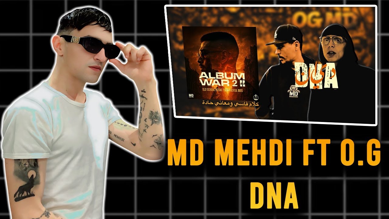 NEROMAFIA REACTION 🚨 | MD MEHDI FT OG GANG - D.N.A -دي أن اي - (ALBUM WAR II)