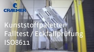 Kunststoffpaletten Falltest - Craemer