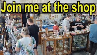 Come and join me for a day out at the shop. See what I do at work. Alterations, purchases, customers