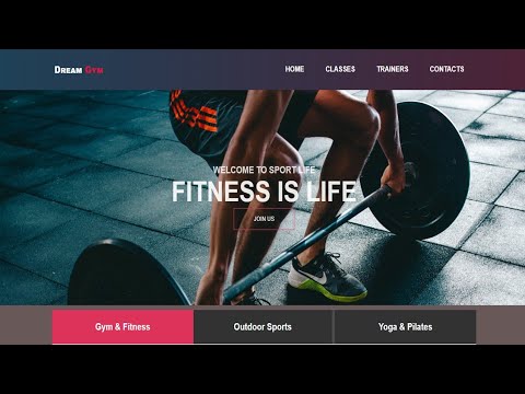 Responsive Gym Website
