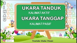 UKARA TANGGAP UKARA TANDUK II ACTIVE SENTENCES PASSIVE SENTENCES II STUDY JAVANESE II LEARNING JA...
