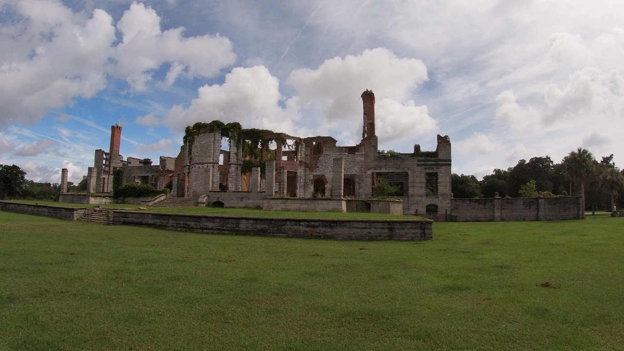 Horses at Dungeness Ruins on Cumberland Island