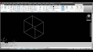 autocad 2012 tutorial interfere thicken slice commands(greek)