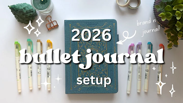 My 2026 Bullet Journal Setup ✨