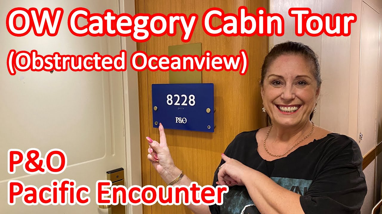 Pacific Encounter Ow Category Obstructed Oceanview Cabin Tour Cabin