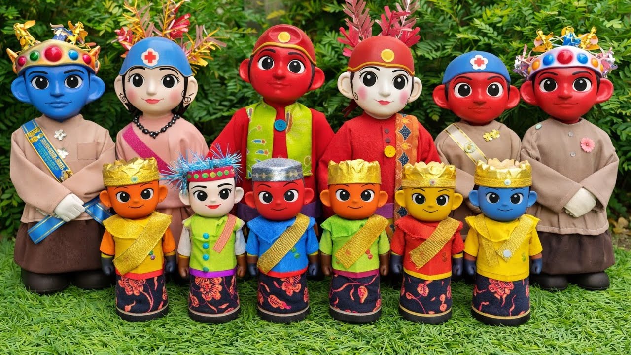 Wow Banyak Ondel-ondel Tanpa Kepala, Ayo Cari Kepala Ondel-ondel Kumpulkan Lalu Pasangkan