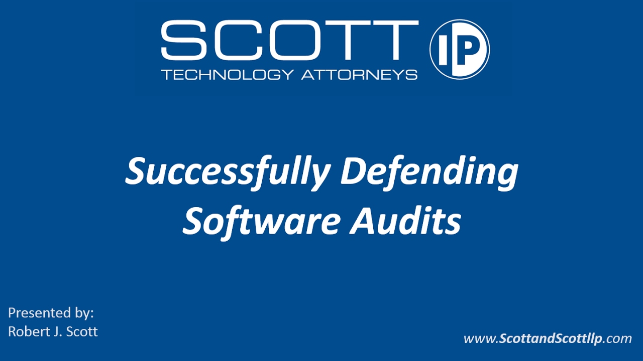 2017 Successfully Defending Software Audits