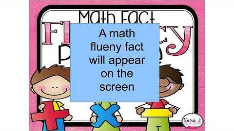 Fact Fluency Drill