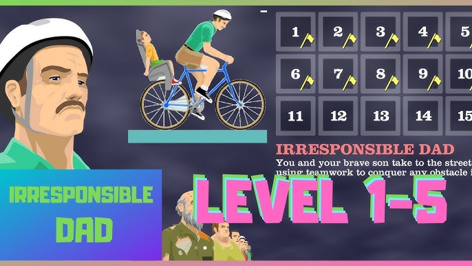 Live Action HAPPY WHEELS: Irresponsible Dad in Real Life