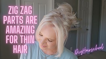 Add Volume and Texture to Fine Hair with a Zigzag Part: Easy Tutorial!