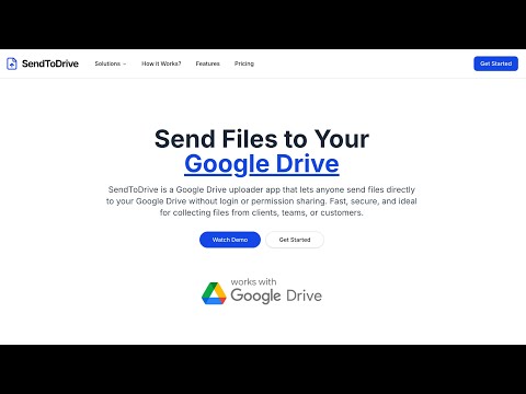 SendToDrive video